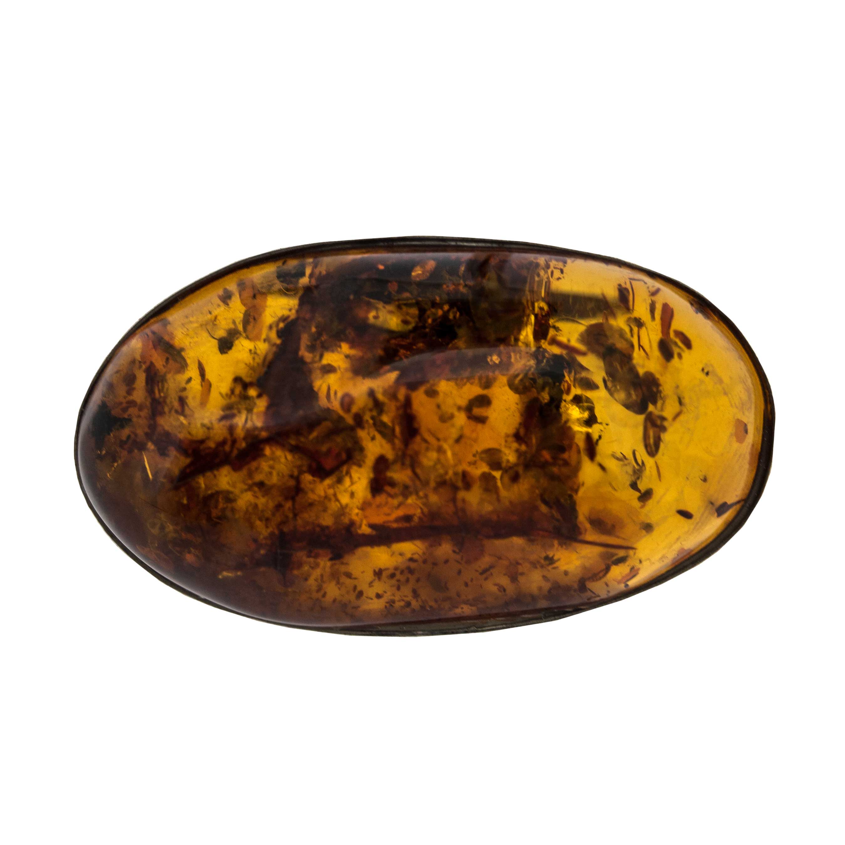 Bespoke Cognac Amber Brooch