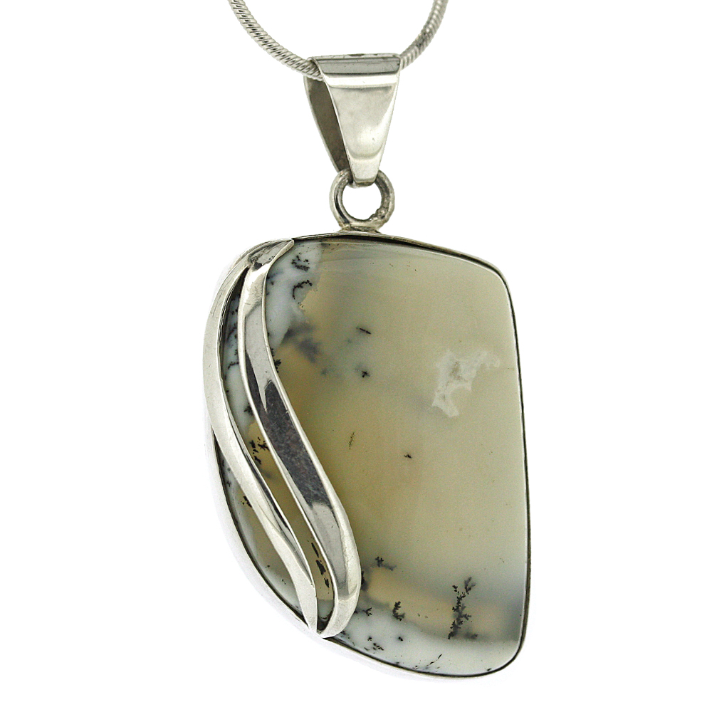 Bespoke Dendritic Agate Pendant