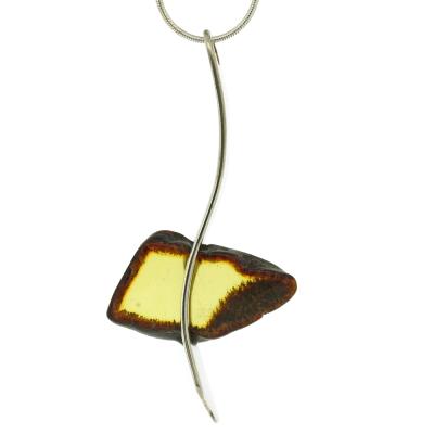 Bespoke Lemon Amber Pendant 