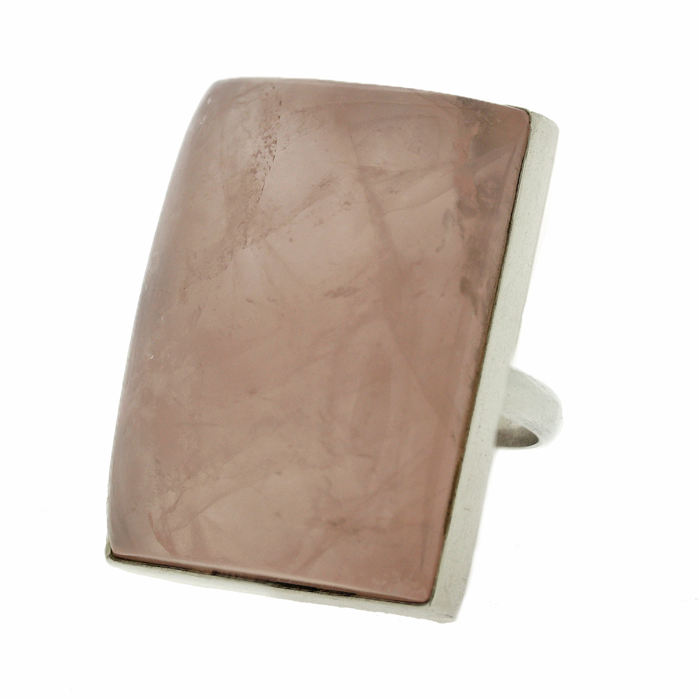 Large Rectangle Stone Ring