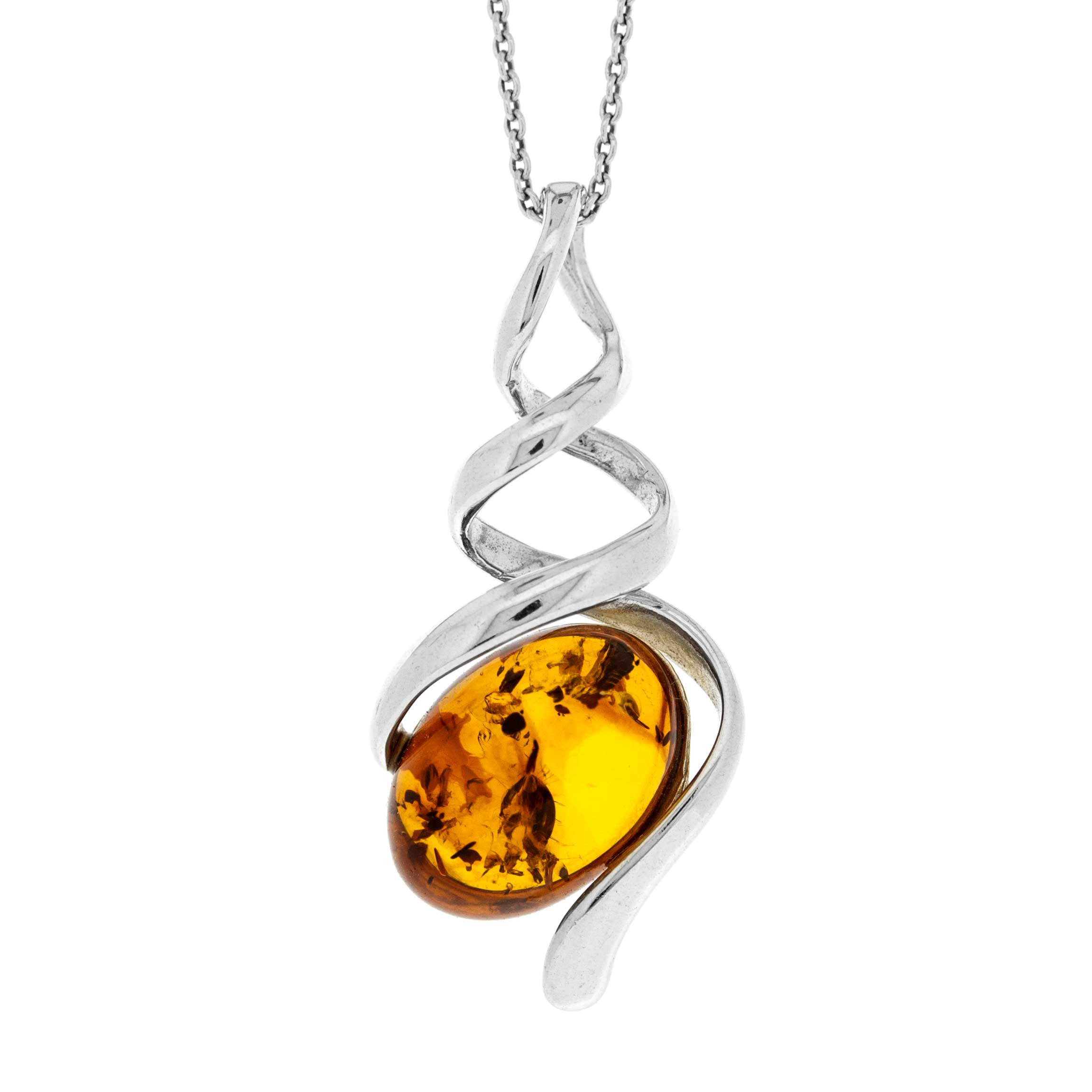 Classic Amber Twists Pendant