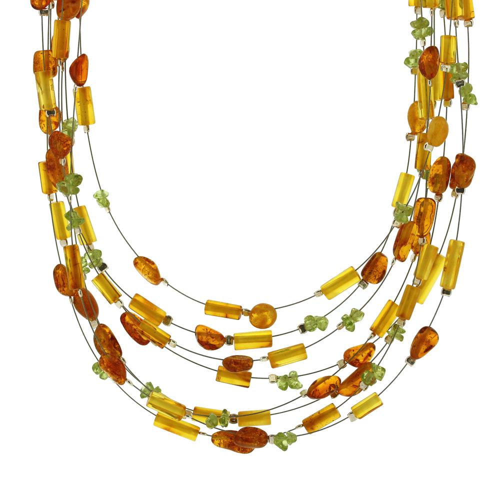 Bespoke Mixed Amber Bead Necklace