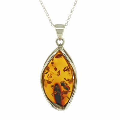 Bespoke Cognac Amber Pendant