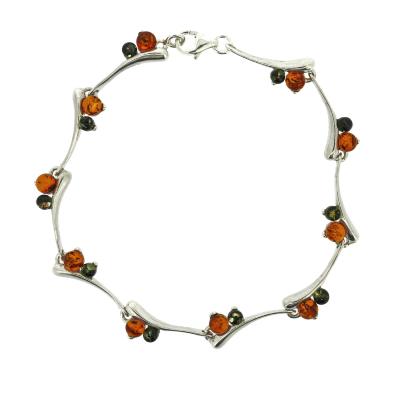 Classic Amber Poise Mixed Amber Bracelet