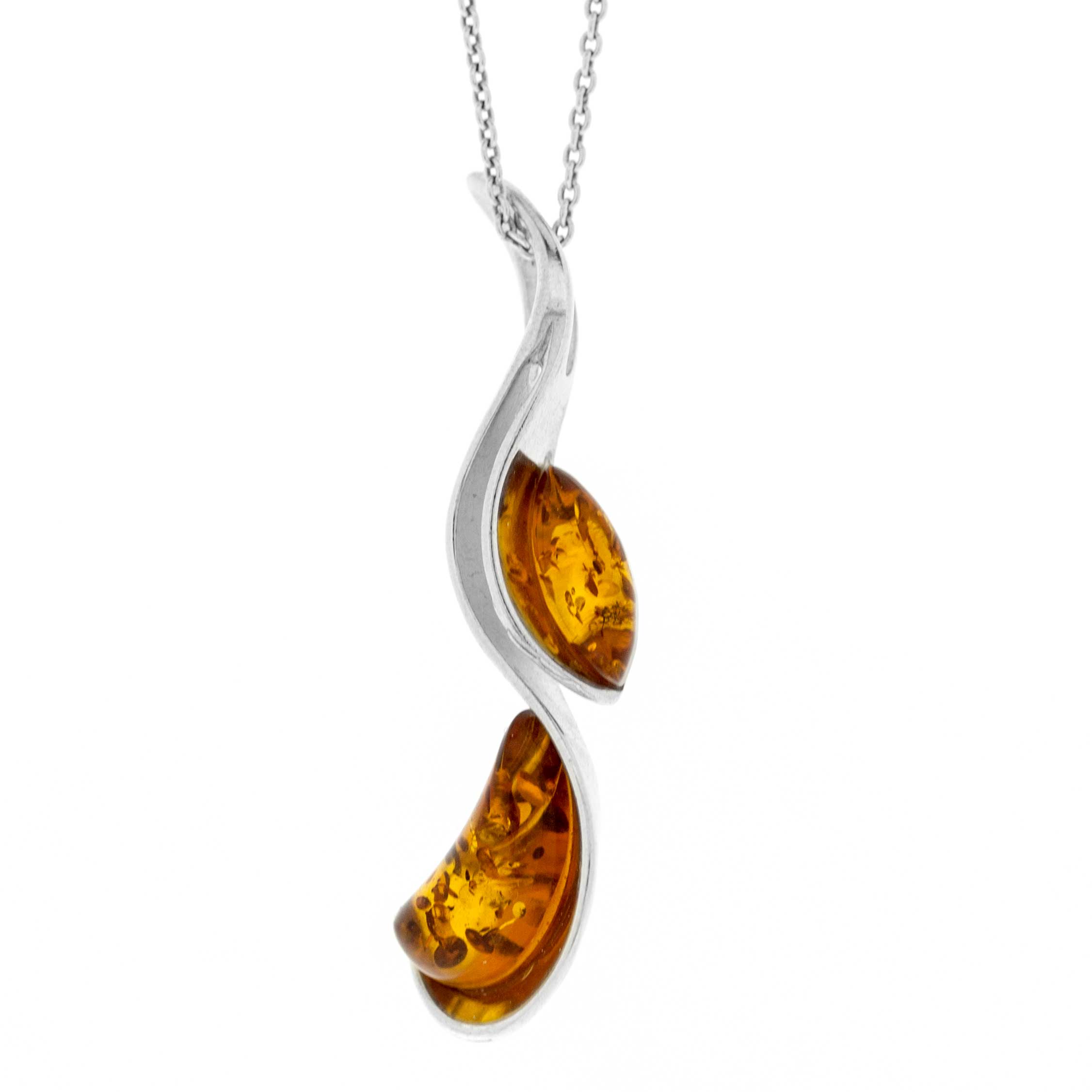 Classic Amber "Arbour" Cognac Amber Pendant