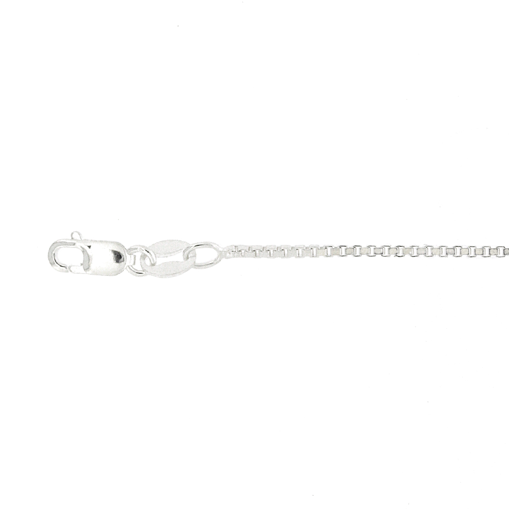 Silver 1mm Fine Box Chains