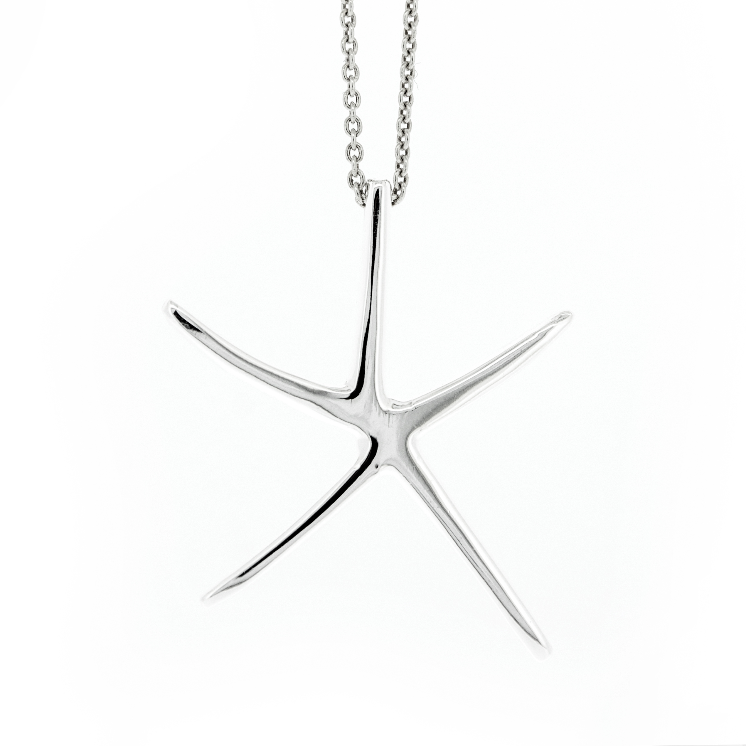 Simply Silver Starfish Pendant