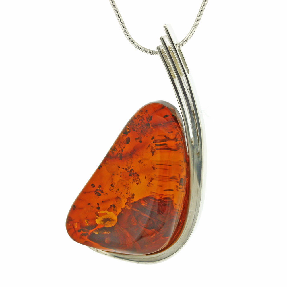 Bespoke Cognac Amber Pendant