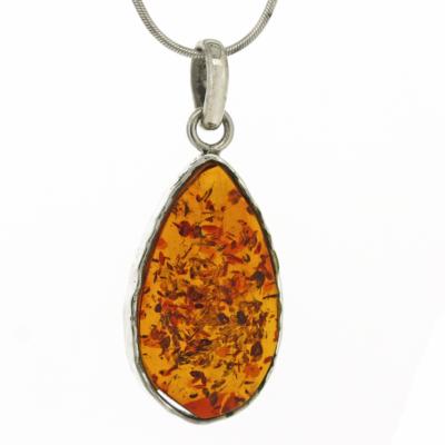 Bespoke Cognac Amber Pendant