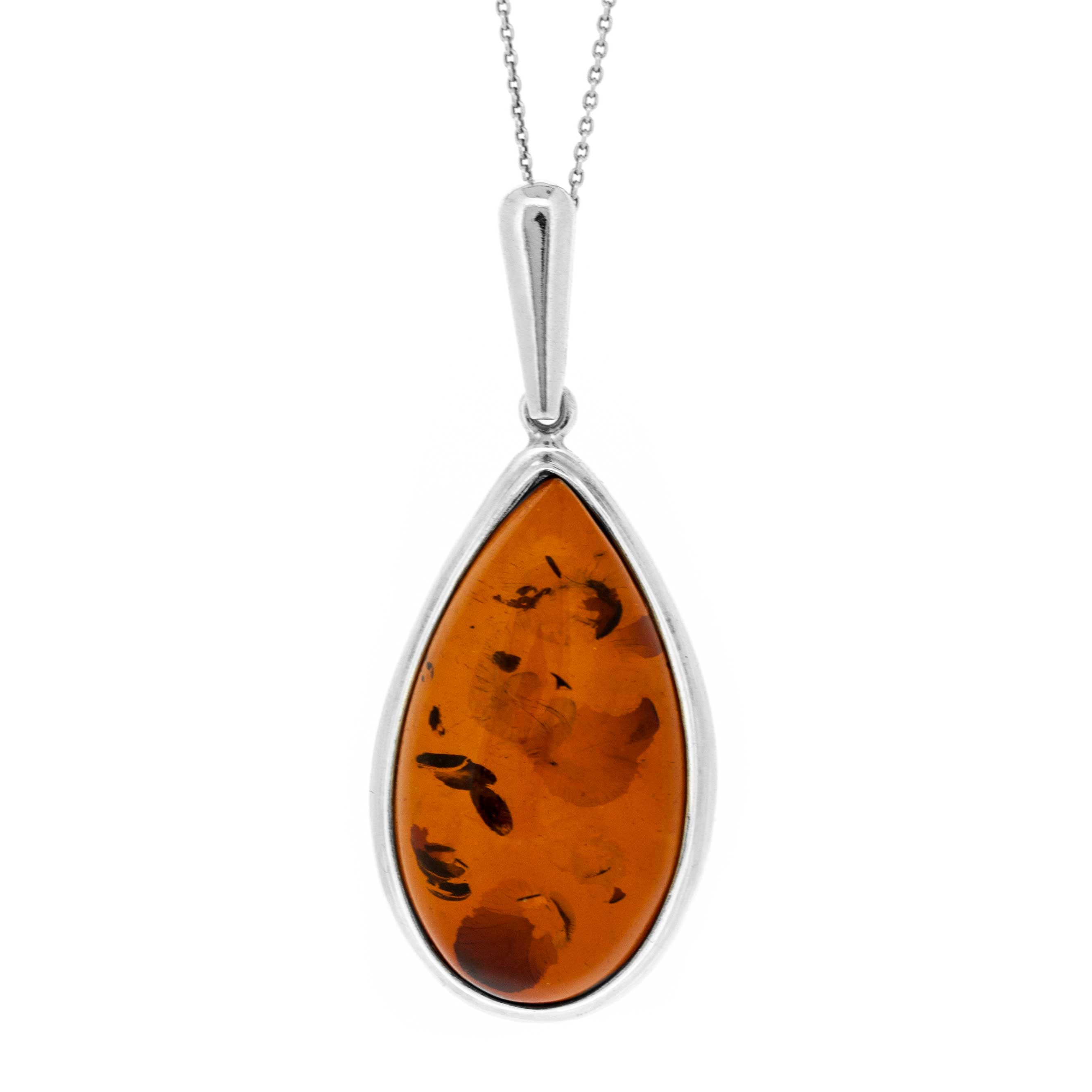 Bespoke Cognac Amber Pendant