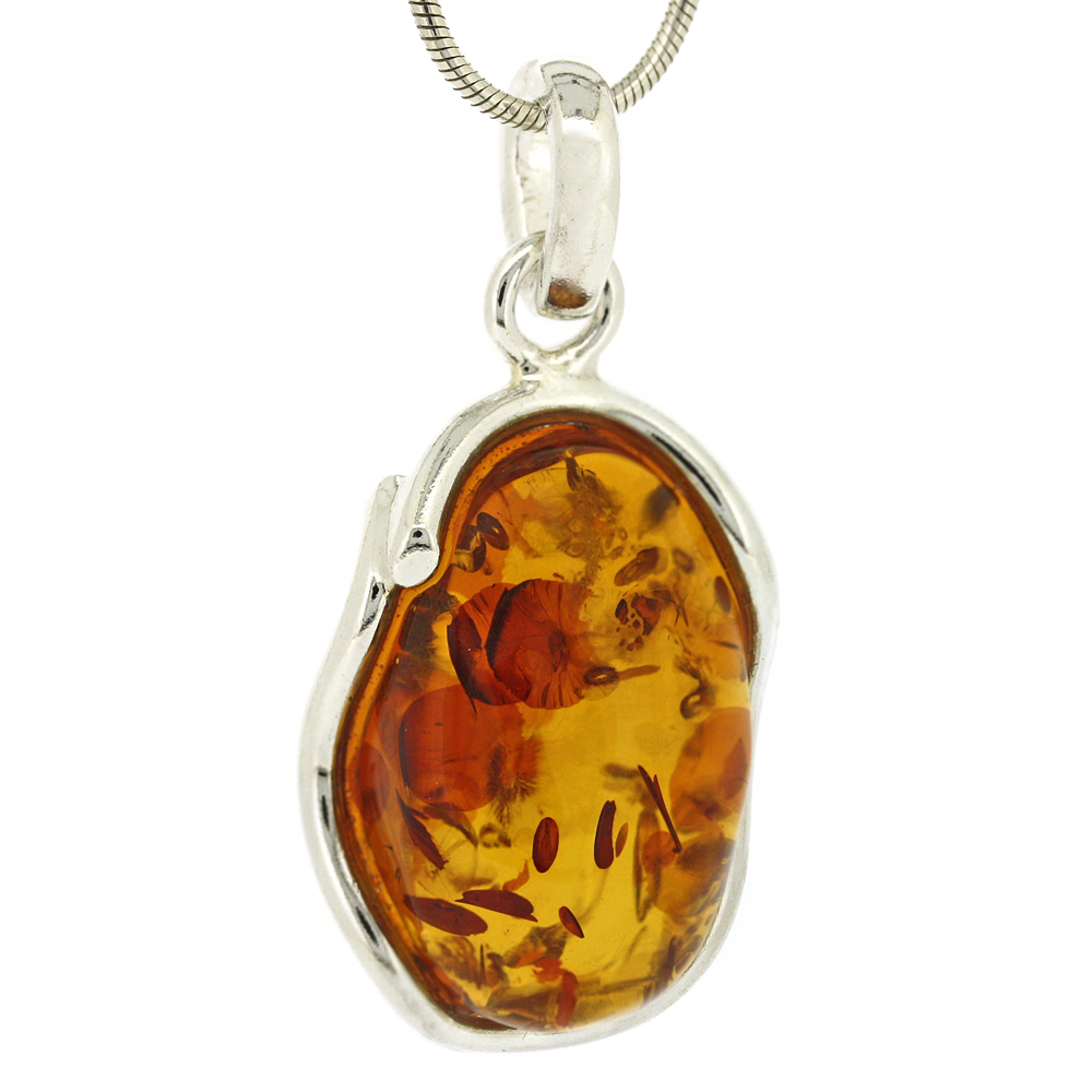 Bespoke Cognac Amber Pendant 