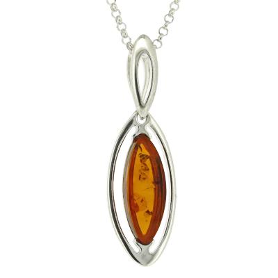 Classic Amber Slipper Pendant