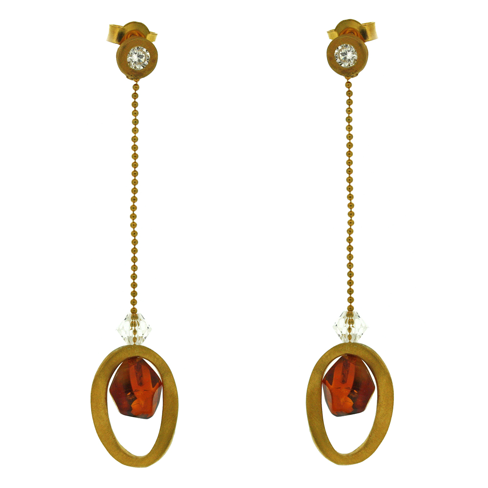 Amber Art Soiree Earrings