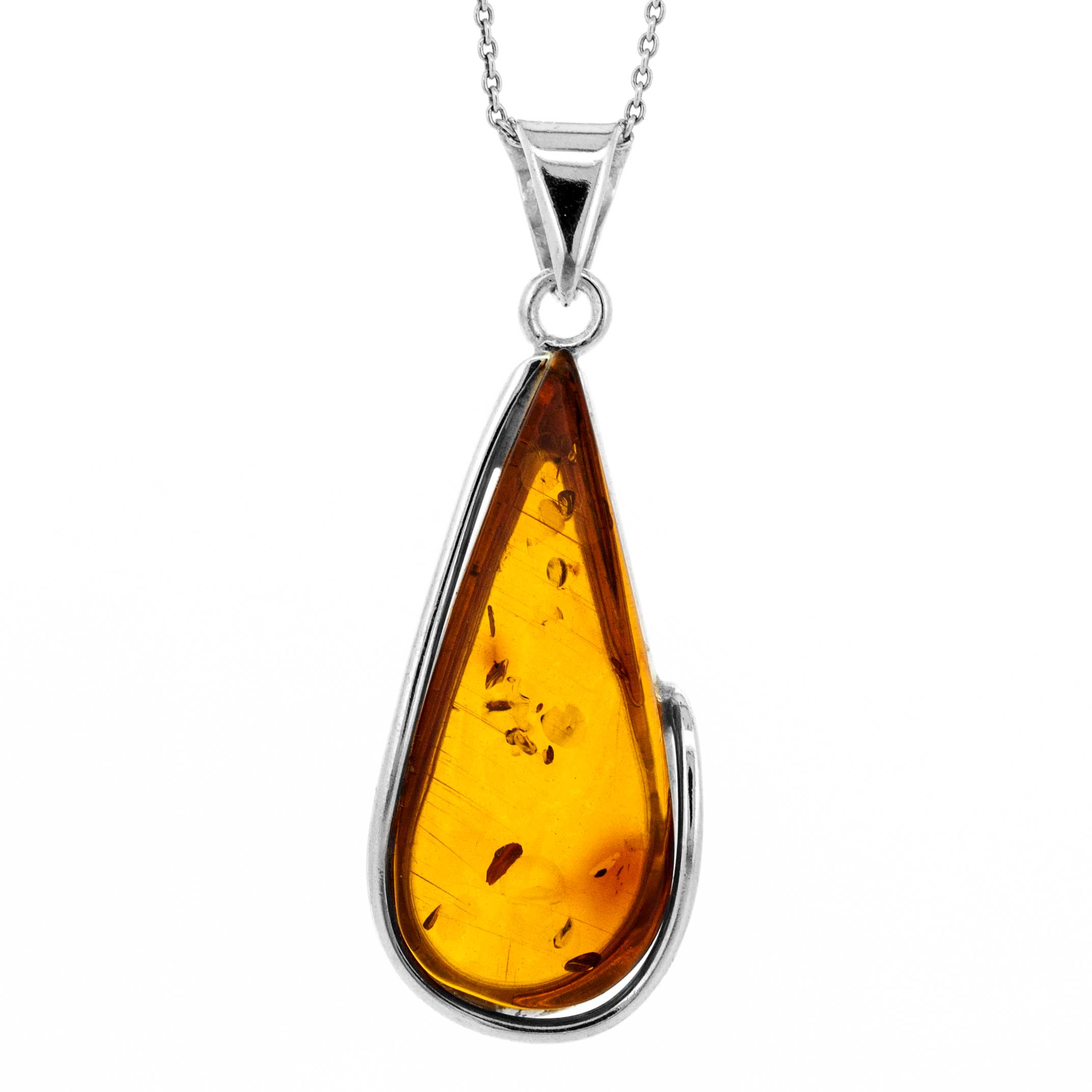 Bespoke Cognac Amber Pendant