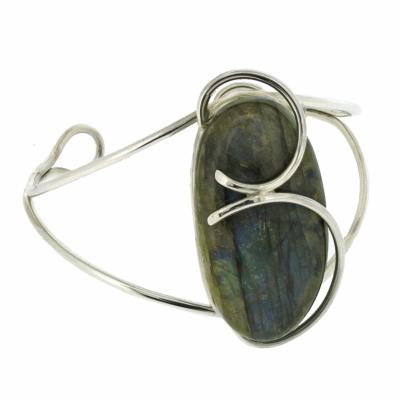 Bespoke Labradorite Cuff Bracelet