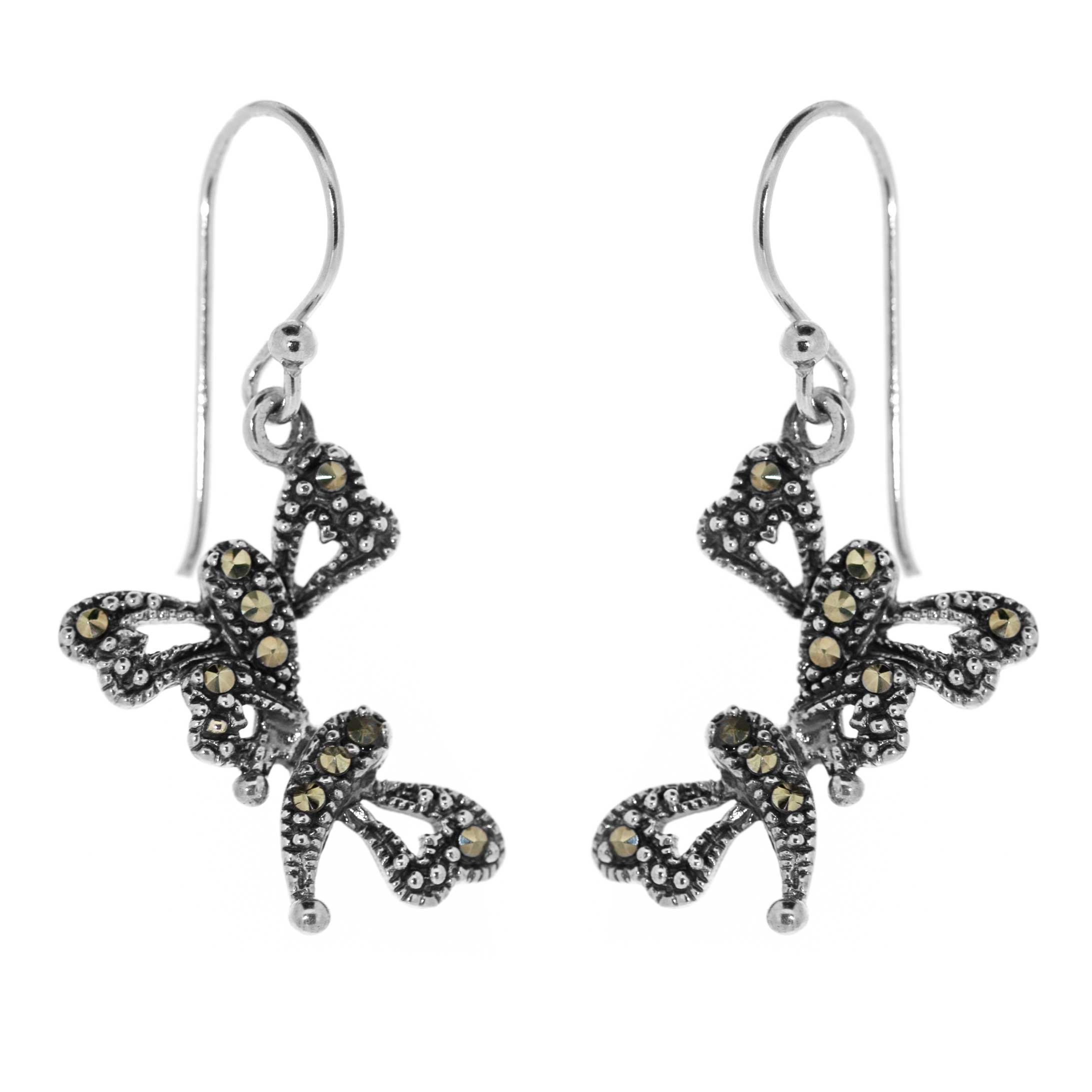 Nova Marcasite Dragonfly Drop