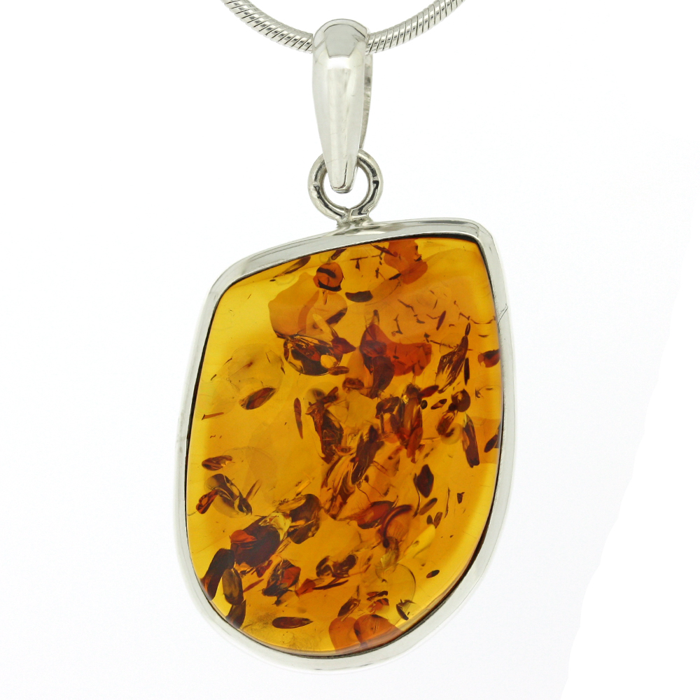 Bespoke Cognac Amber Pendant