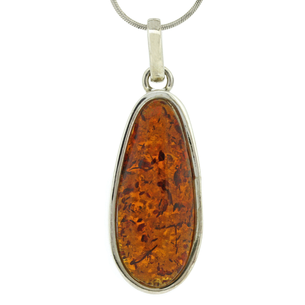 Bespoke Cognac Amber Pendant 