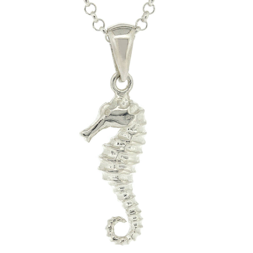 Kitten Sea Horse Pendant 