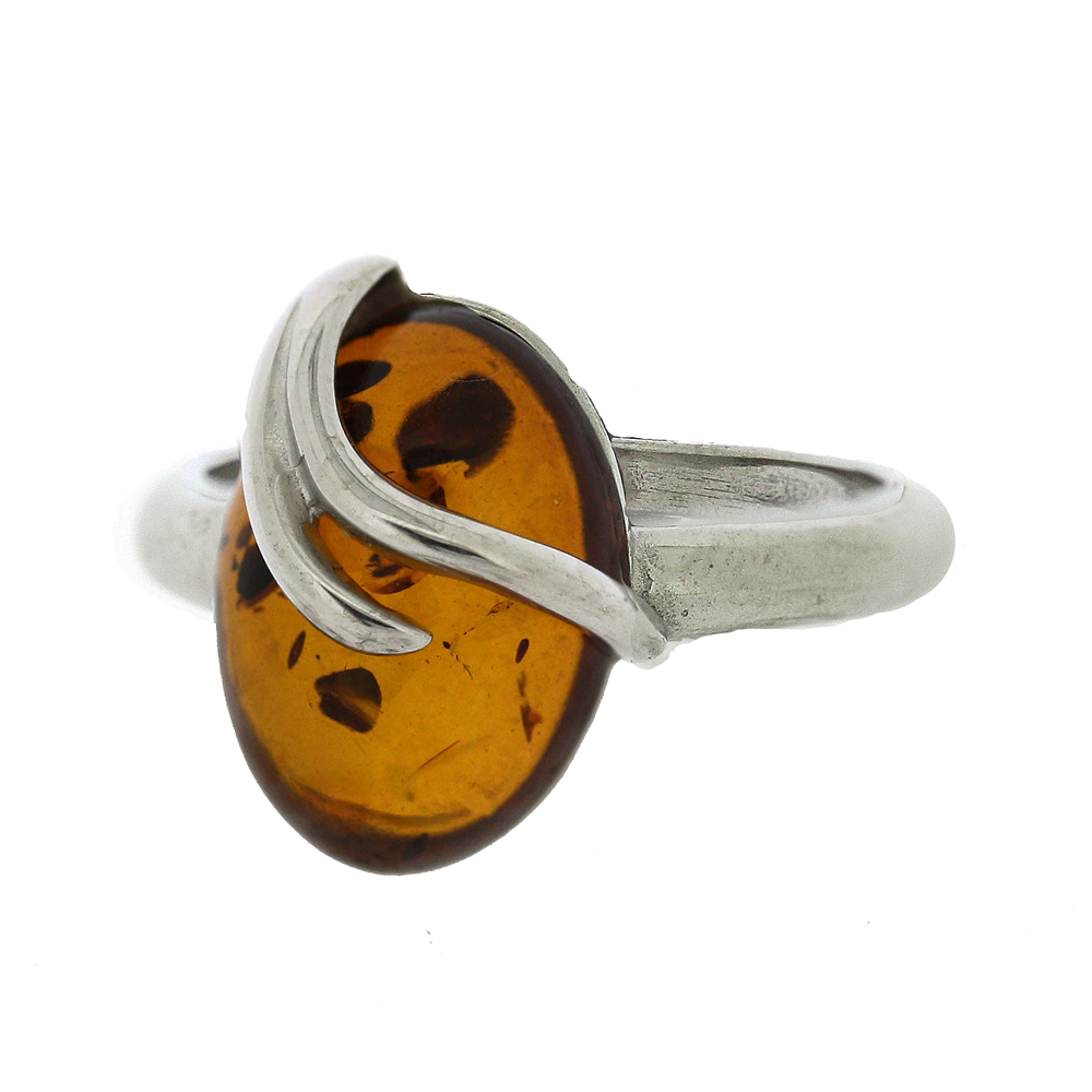 Classic Amber Zabelle 2 Sash Cognac Ring