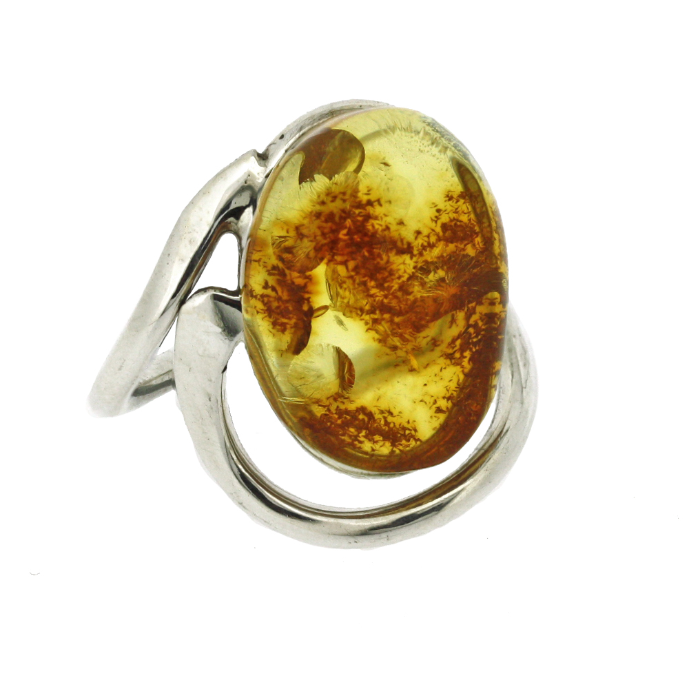 Bespoke Lemon Amber Ring