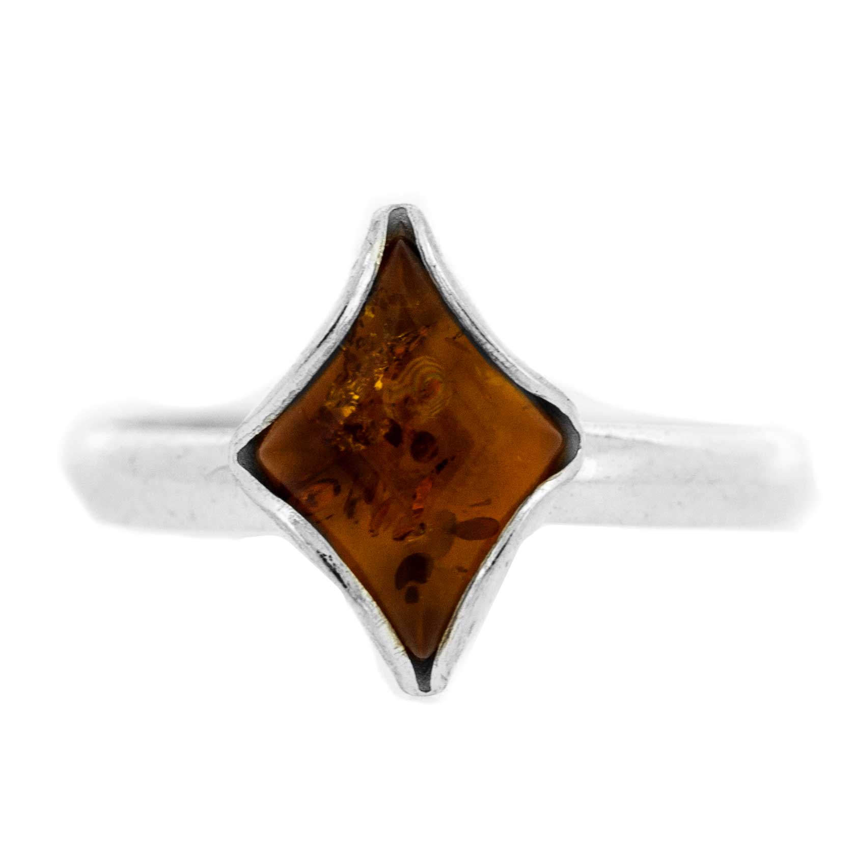 Classic Amber Diamond Ring