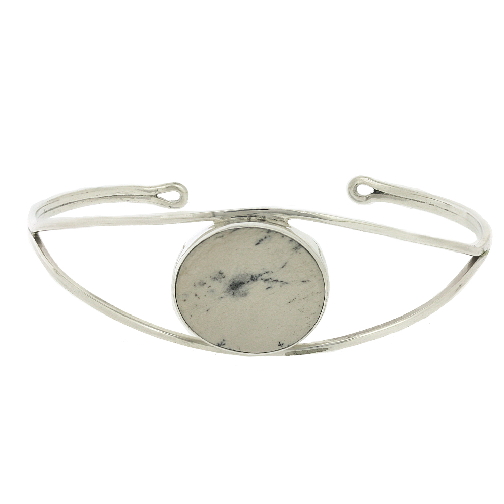 Bespoke Dendritic Agate Bangle