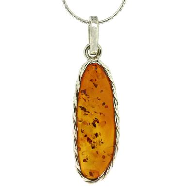 Bespoke Cognac Amber Pendant 