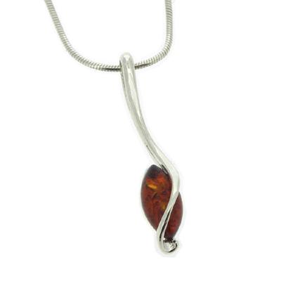 Classic Amber Cognac Sacred Pendant