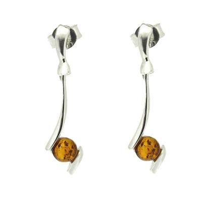 Classic Amber "Elegance" Earrings