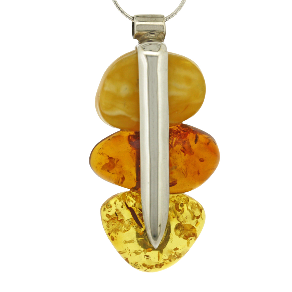 Bespoke Mixed Amber Pendant