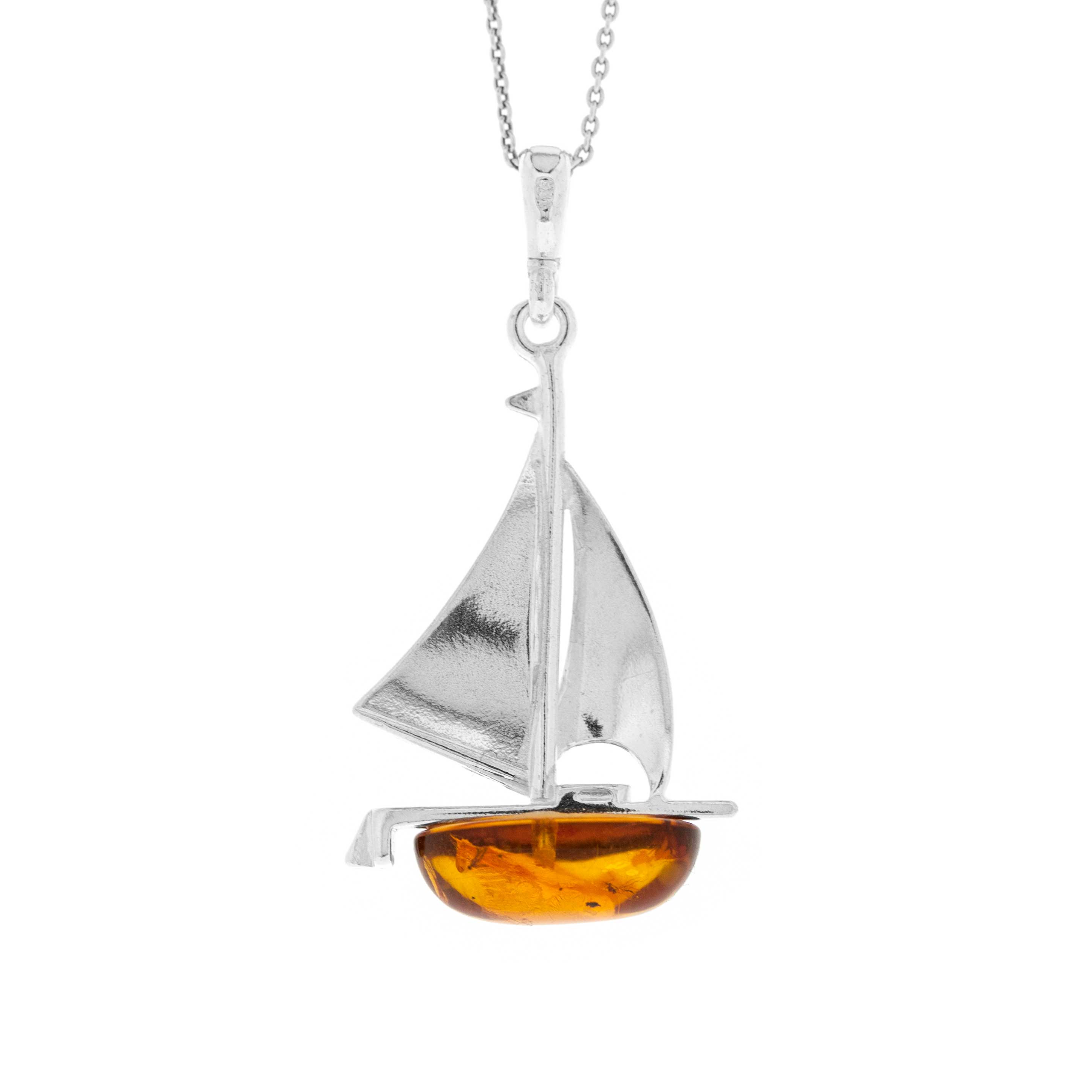 Classic Amber Yacht Pendant