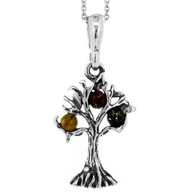 Classic Amber Tree Pendant