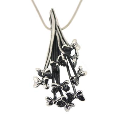 Bowquet Oxidised Pendant