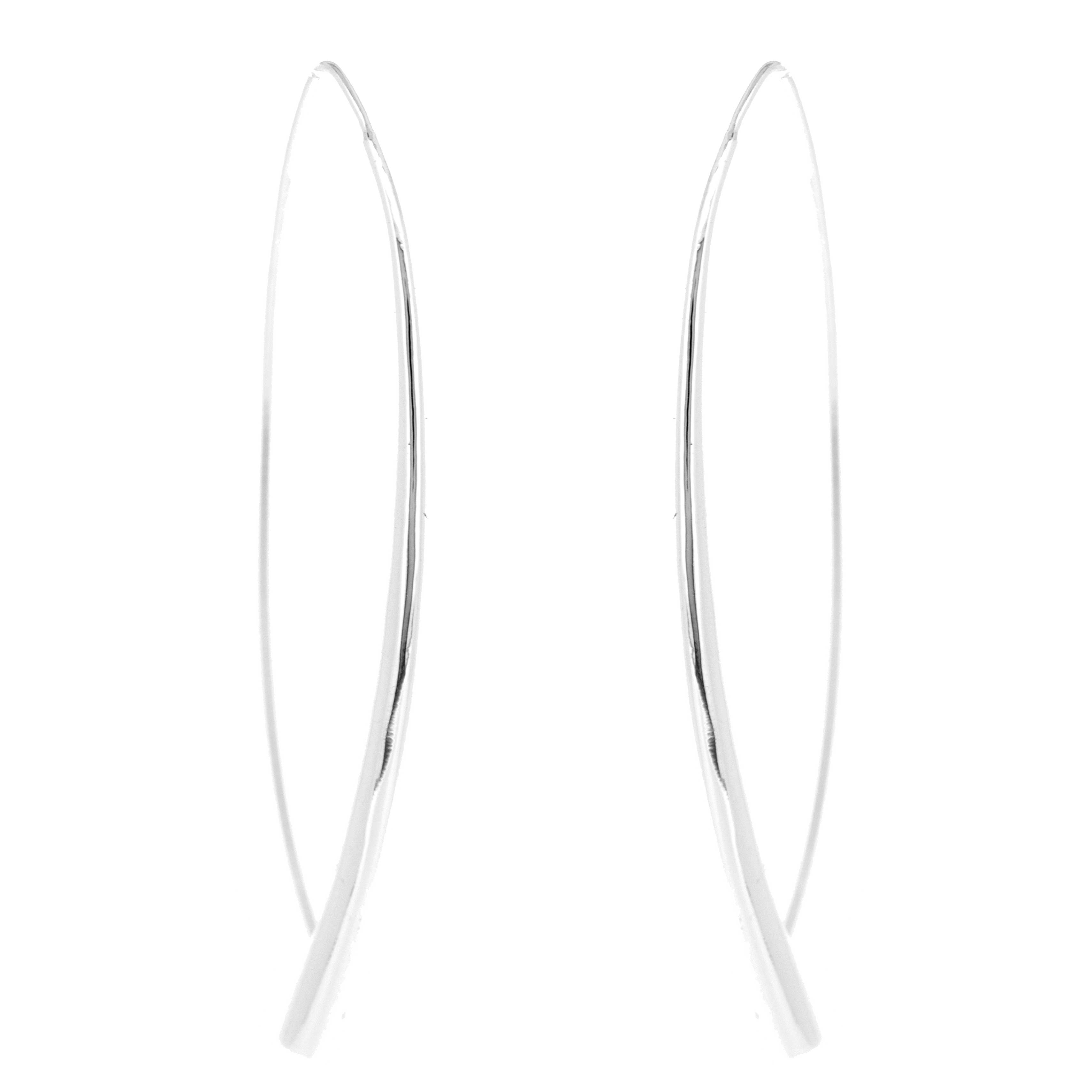 Simply Silver Spear Earrings