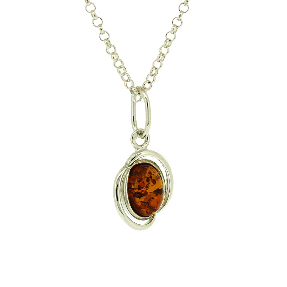 Classic Amber Double Set Pendant