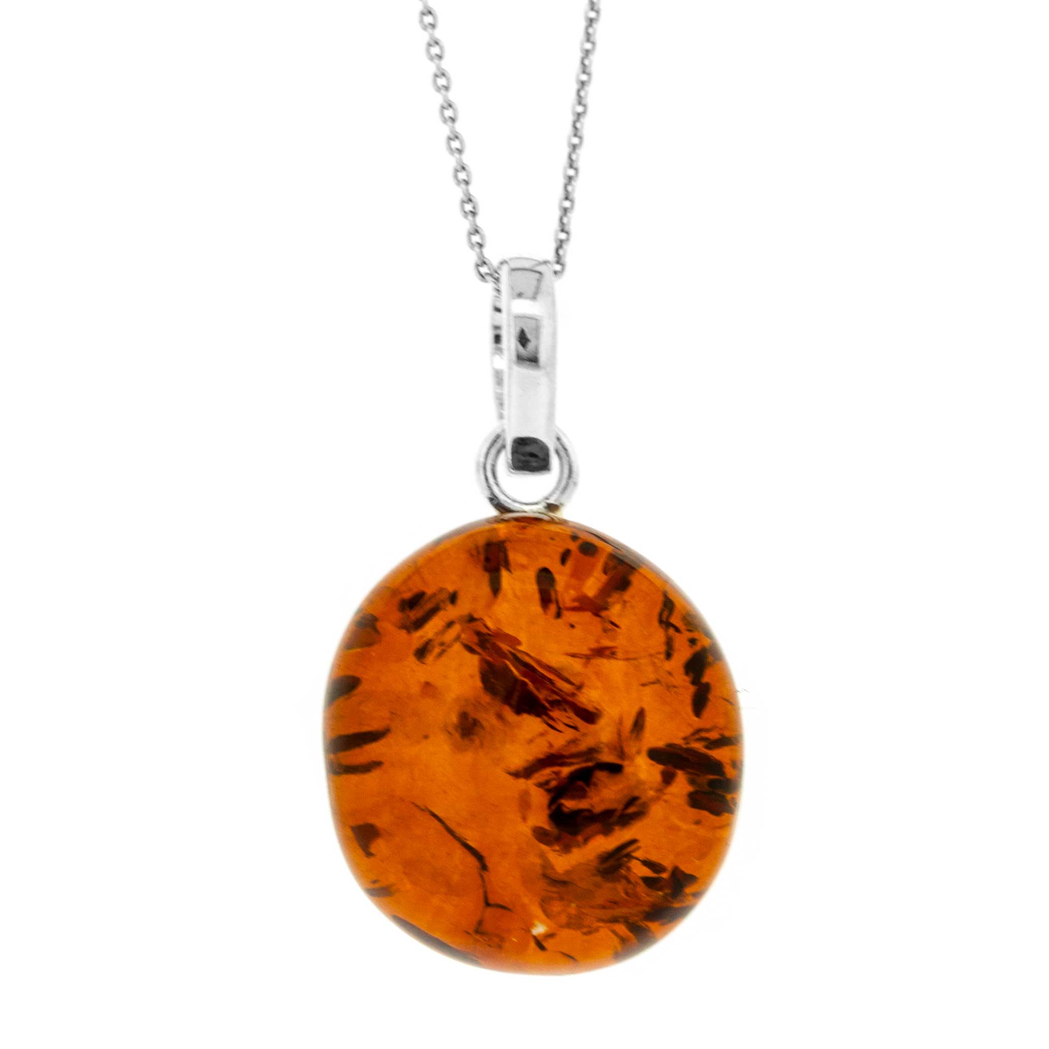 Bespoke Cognac Amber Pendant