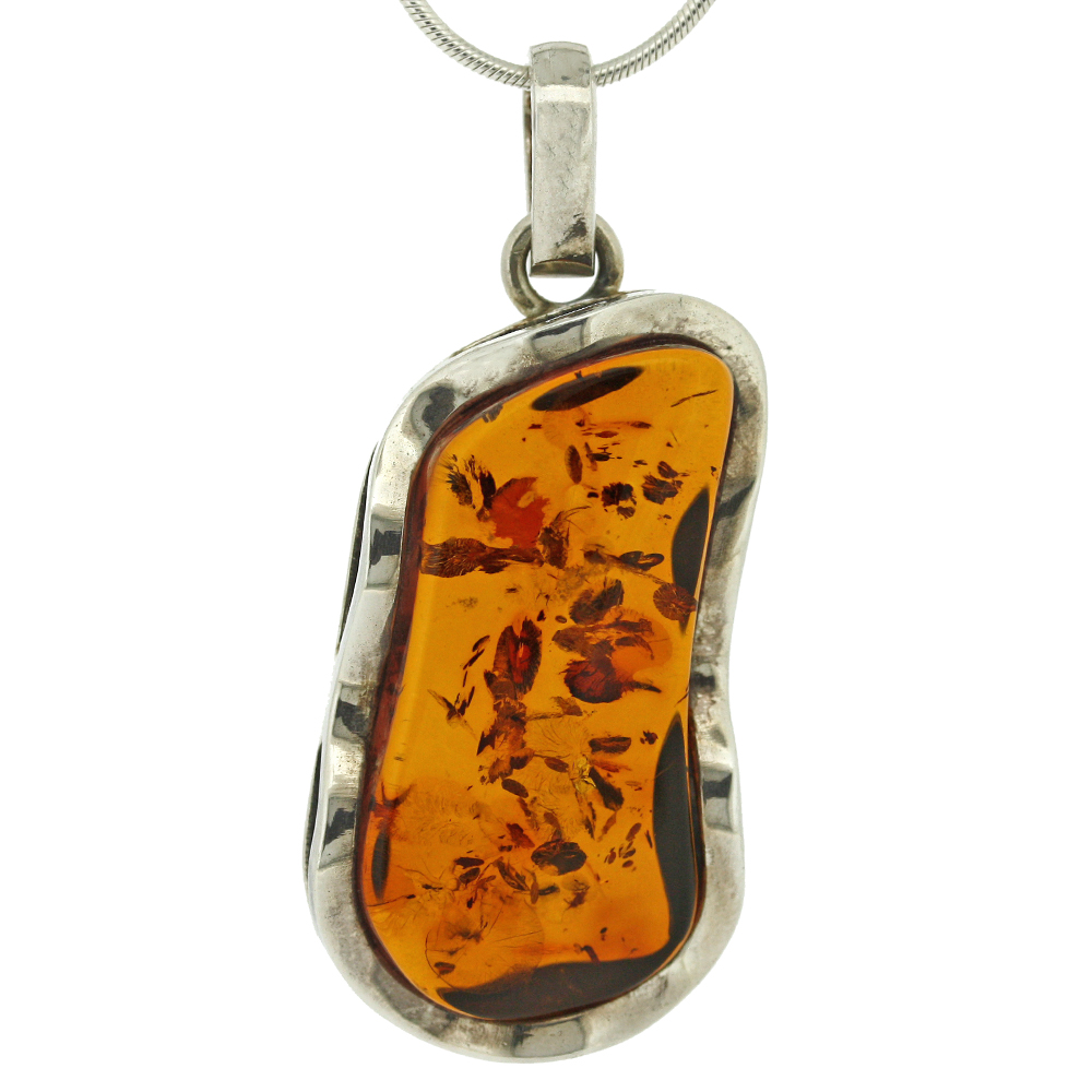 Bespoke Cognac Amber Pendant 