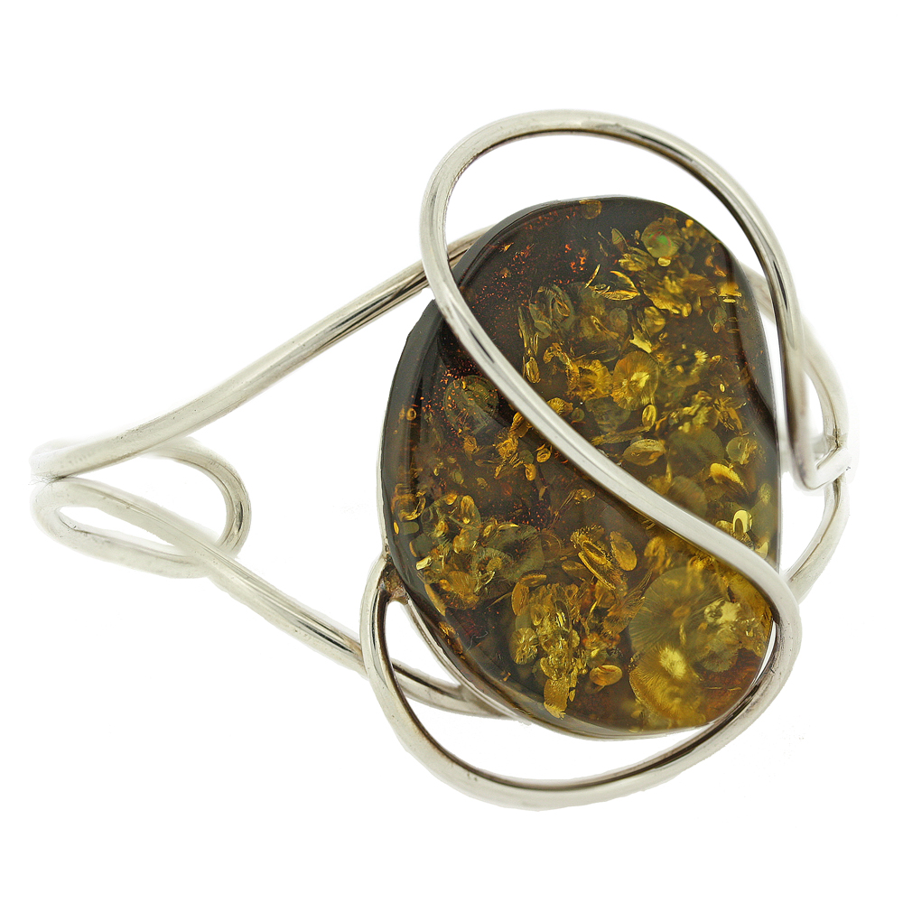 Bespoke Green Amber Bracelet