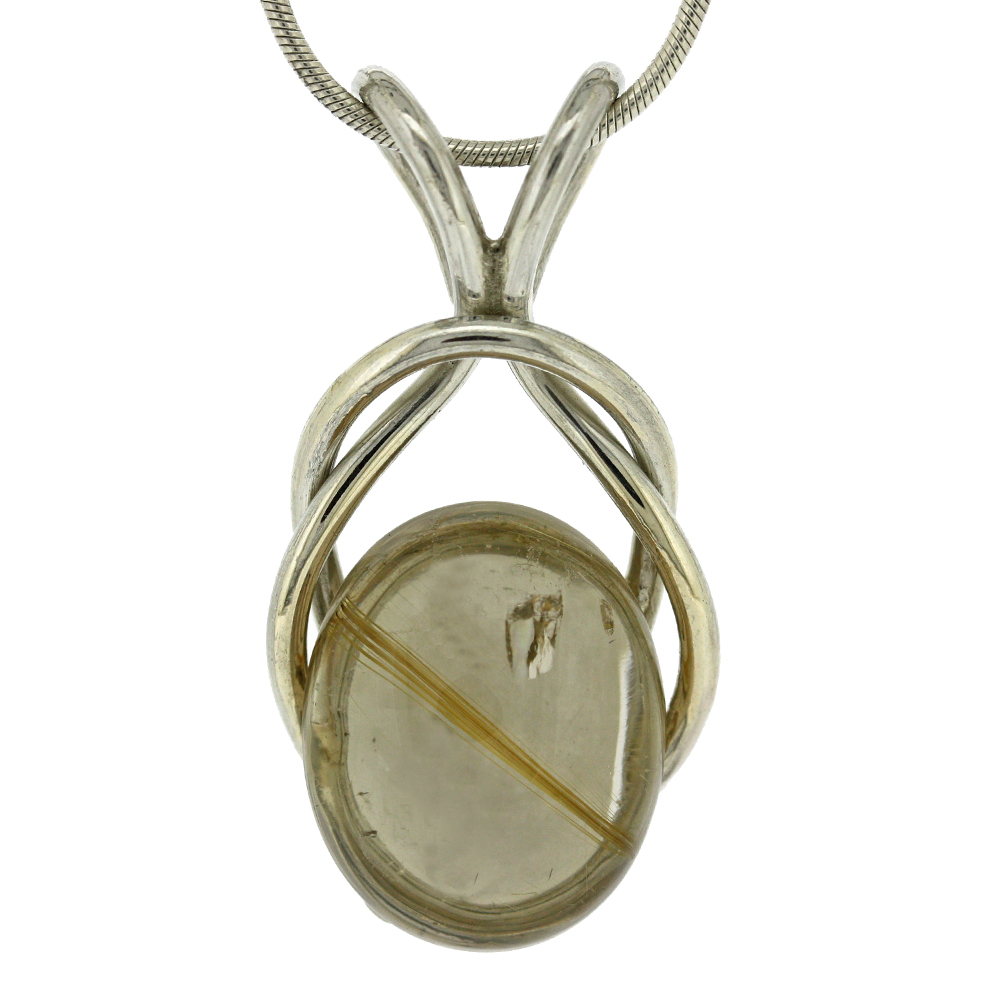 Bespoke Rutilated Quartz Pendant