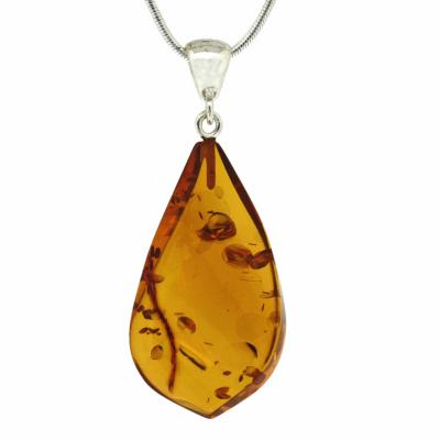 Bespoke Cognac Amber Pendant 