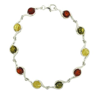 Classic Amber "Eye" Mixed Amber Bracelet