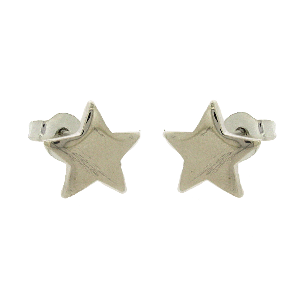 Simply Silver Star Studs