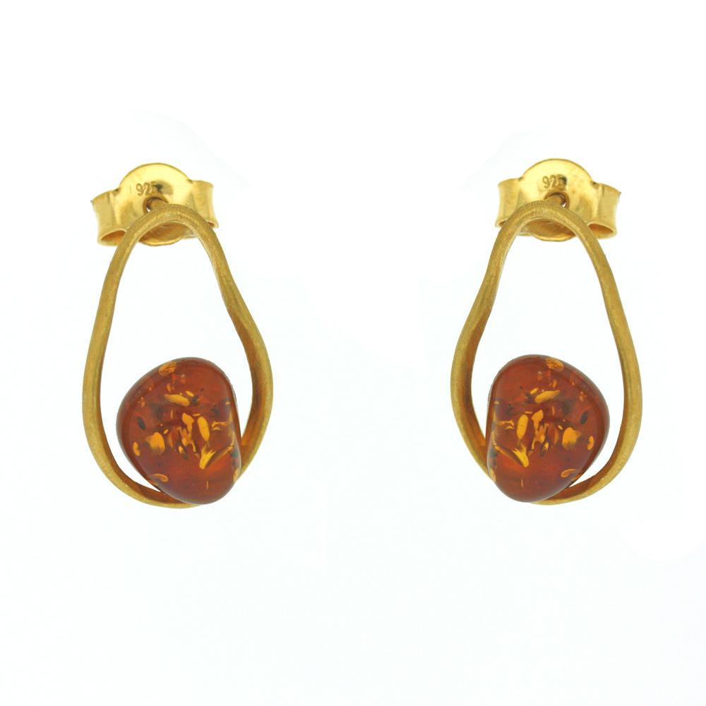 Amber Art Lake Earrings