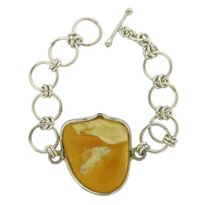 Bespoke Lemon Amber Bracelet