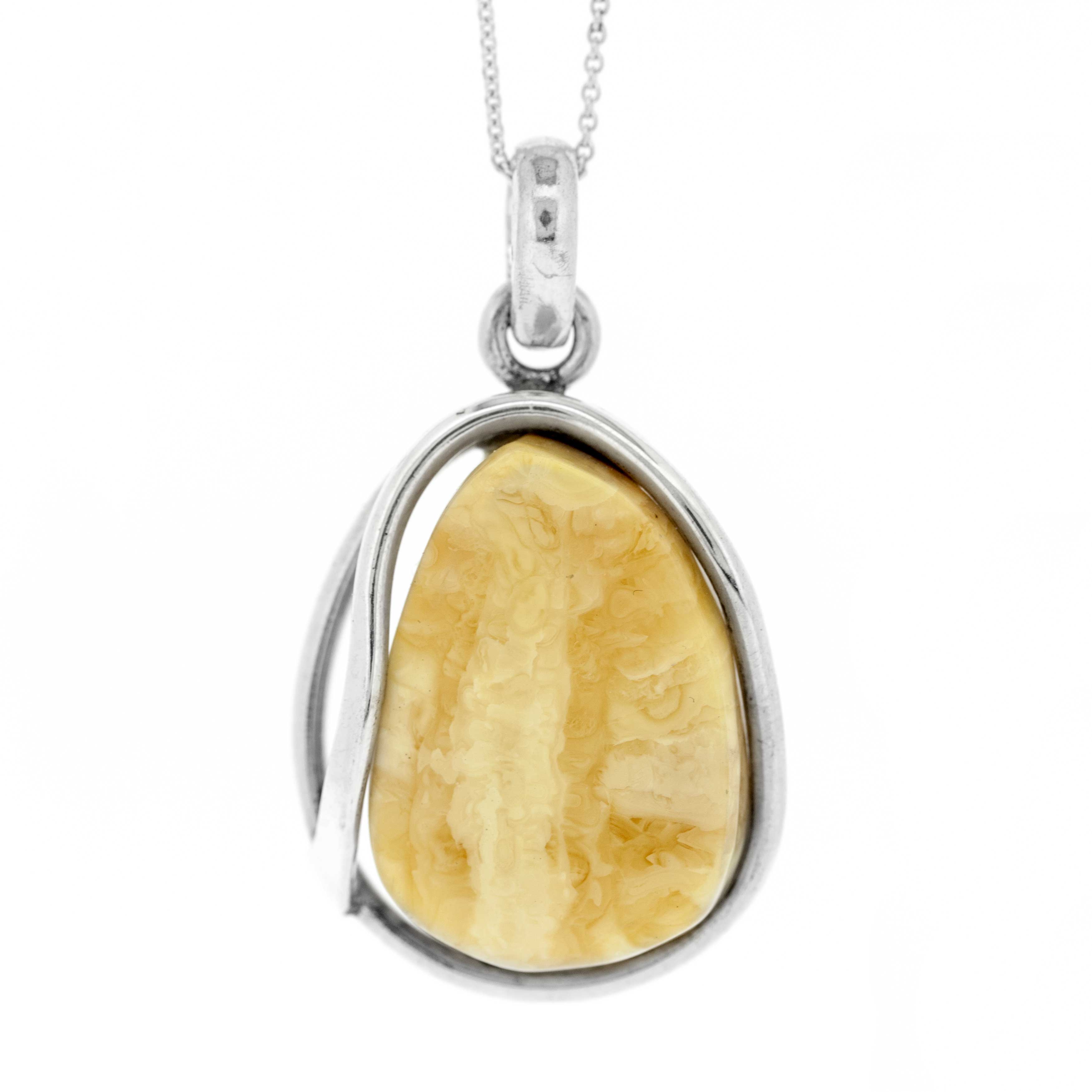 Bespoke Lemon Amber Pendant 