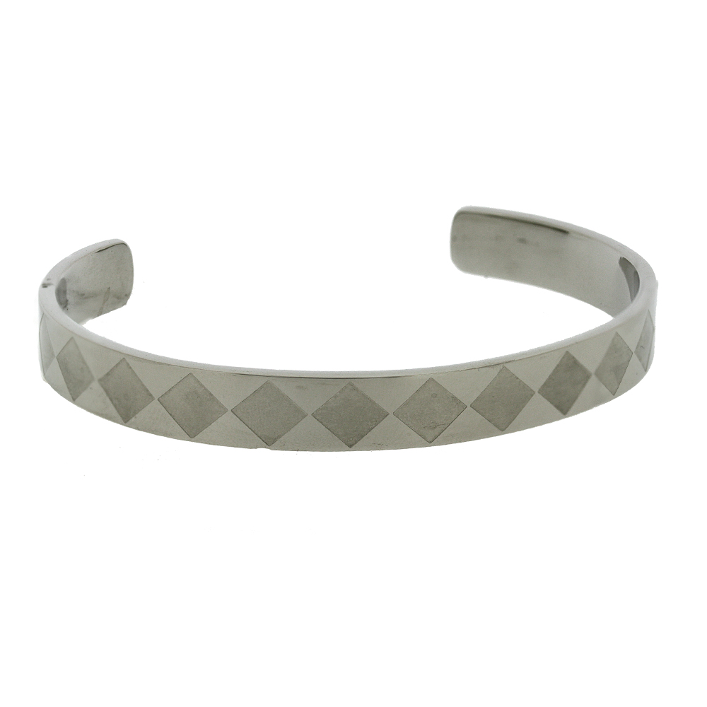 Nova Steel Diamond Bangle