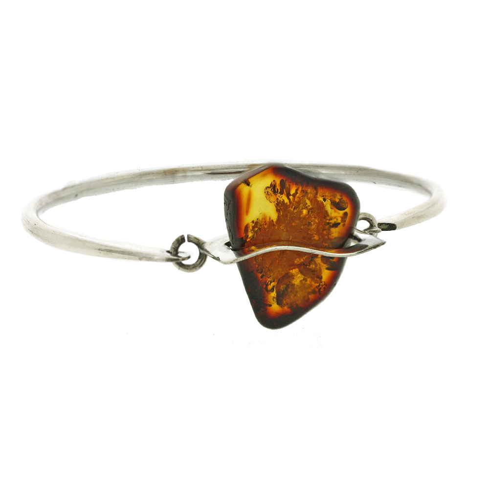 Bespoke Baltic Cognac Amber Cuff