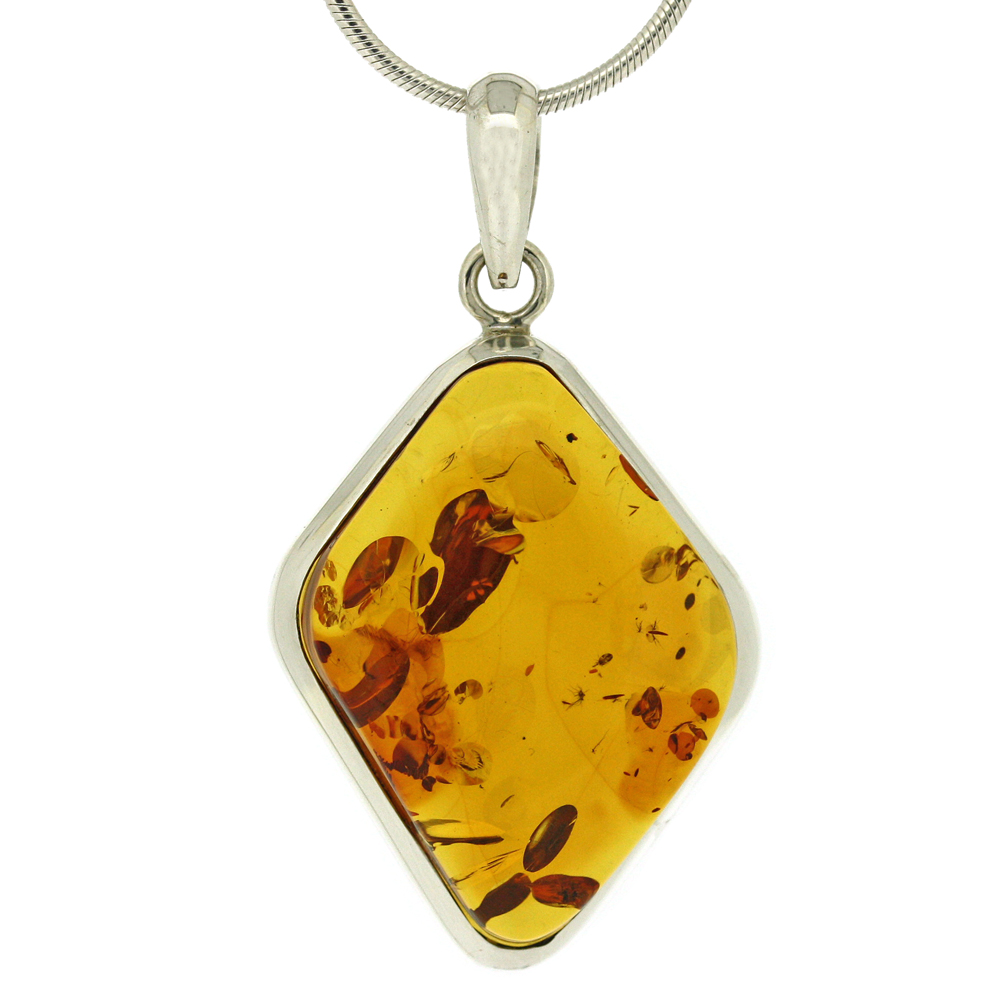 Bespoke Cognac Amber Pendant 