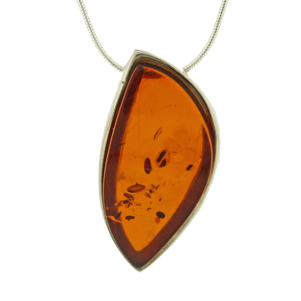 Bespoke Cognac Amber Pendant